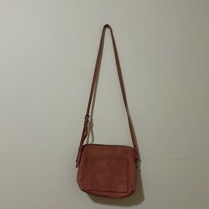 Leather hand bag